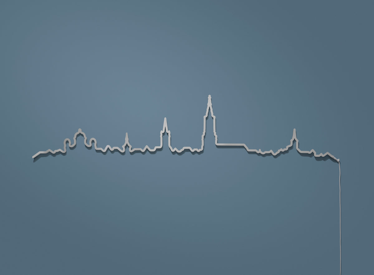 Kontura Skyline Bern in Chromstahl, unbeleuchtet #Farbe_Chromstahl