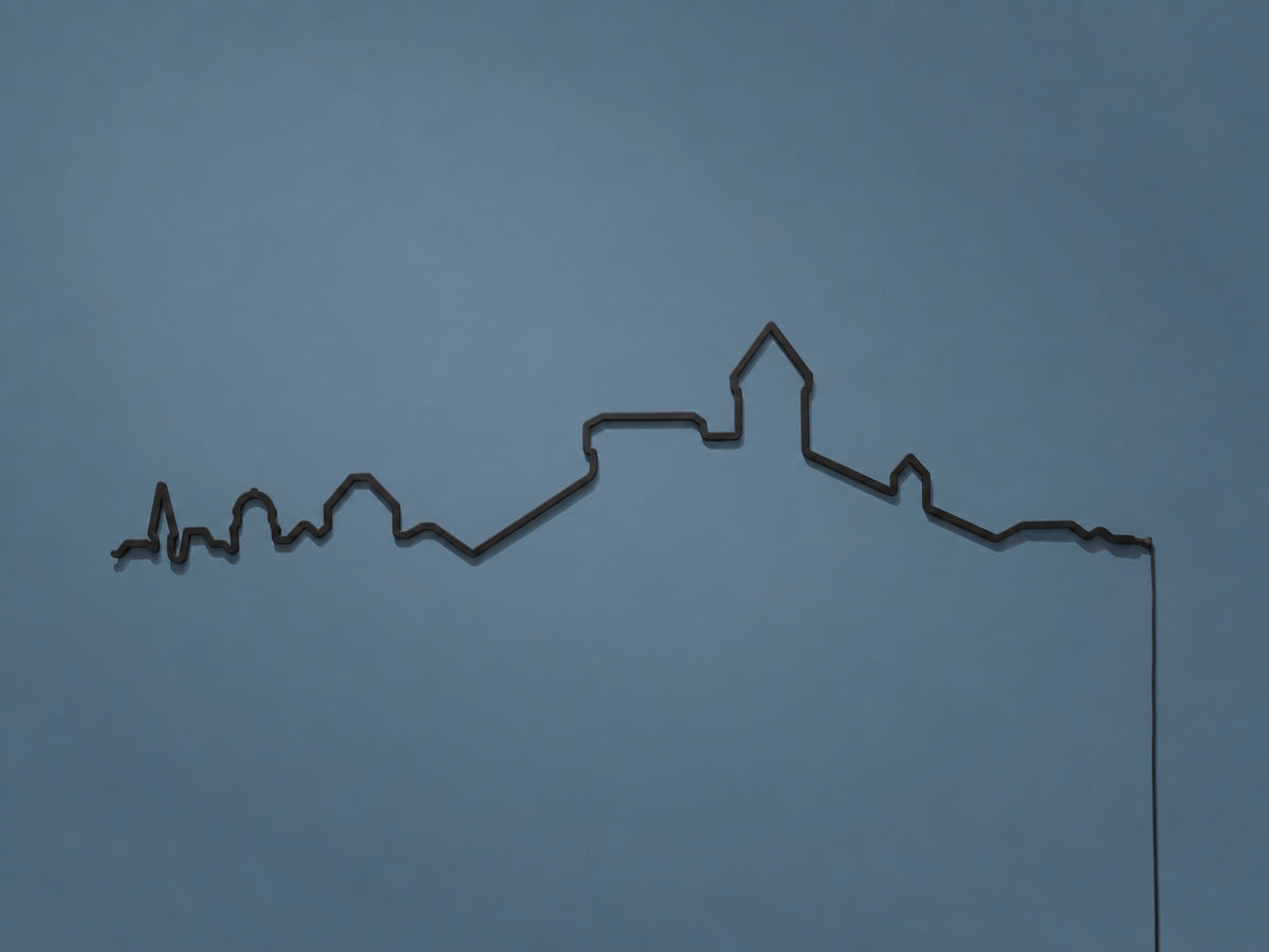Kontura Skyline Luzern in Schwarz, unbeleuchtet #Farbe_Schwarz