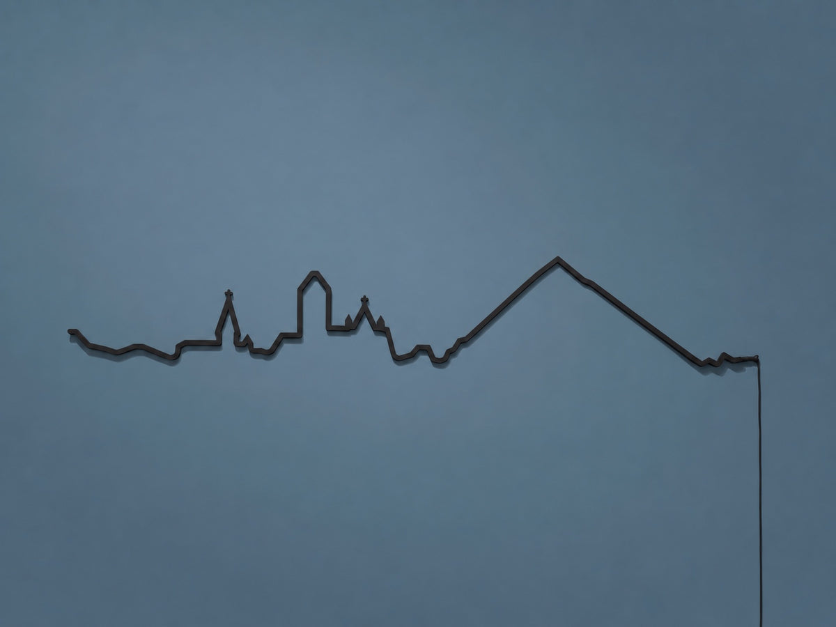 Kontura Skyline Spiez in Schwarz, unbeleuchtet #Farbe_Schwarz