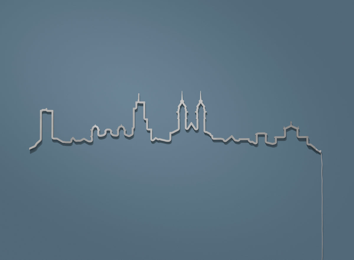 Kontura Skyline Winterthur in Chromstahl, unbeleuchtet #Farbe_Chromstahl